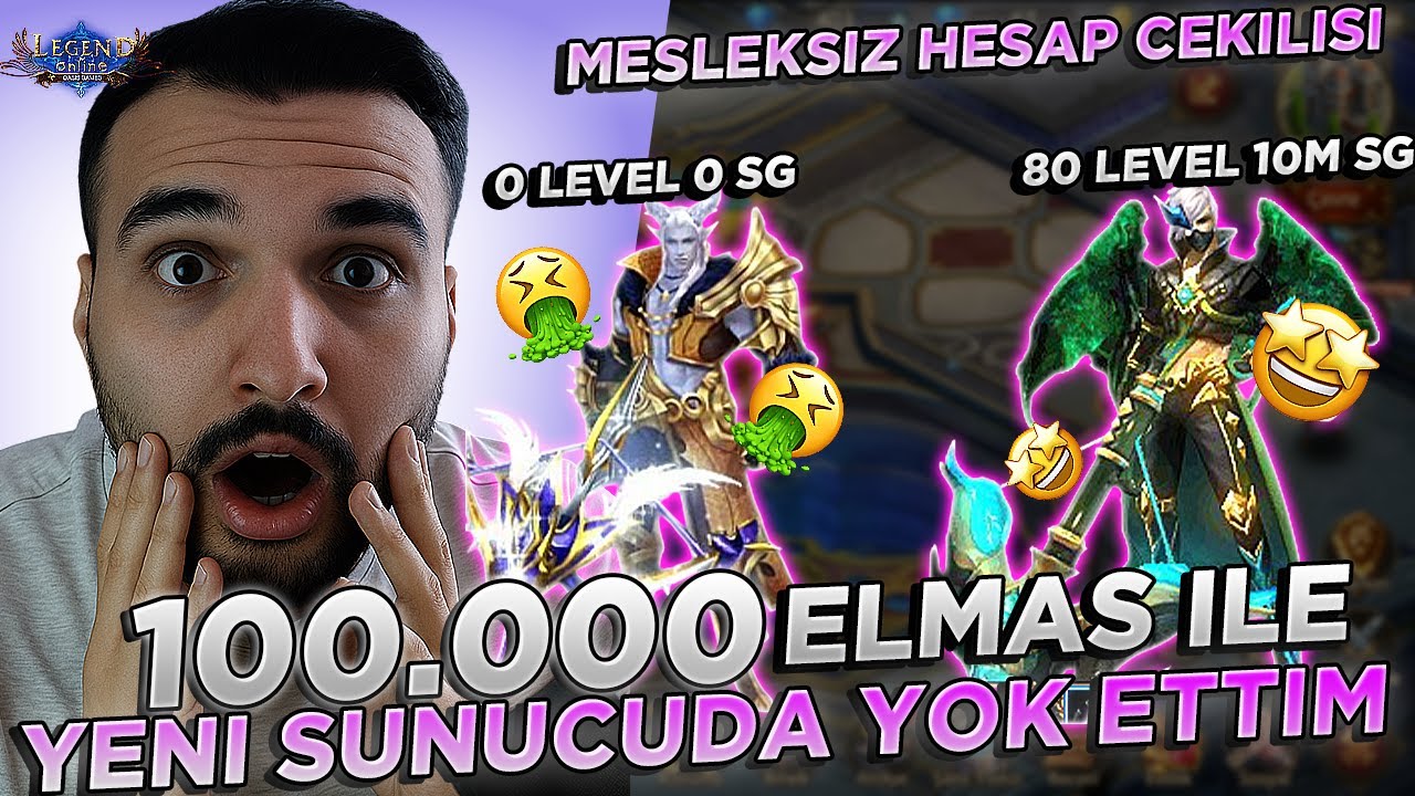 Legend Online |  SIFIRDAN YENİ SUNUCUDA 10M SG KASTIM !!🤯 !!! Legend Online Türkçe
