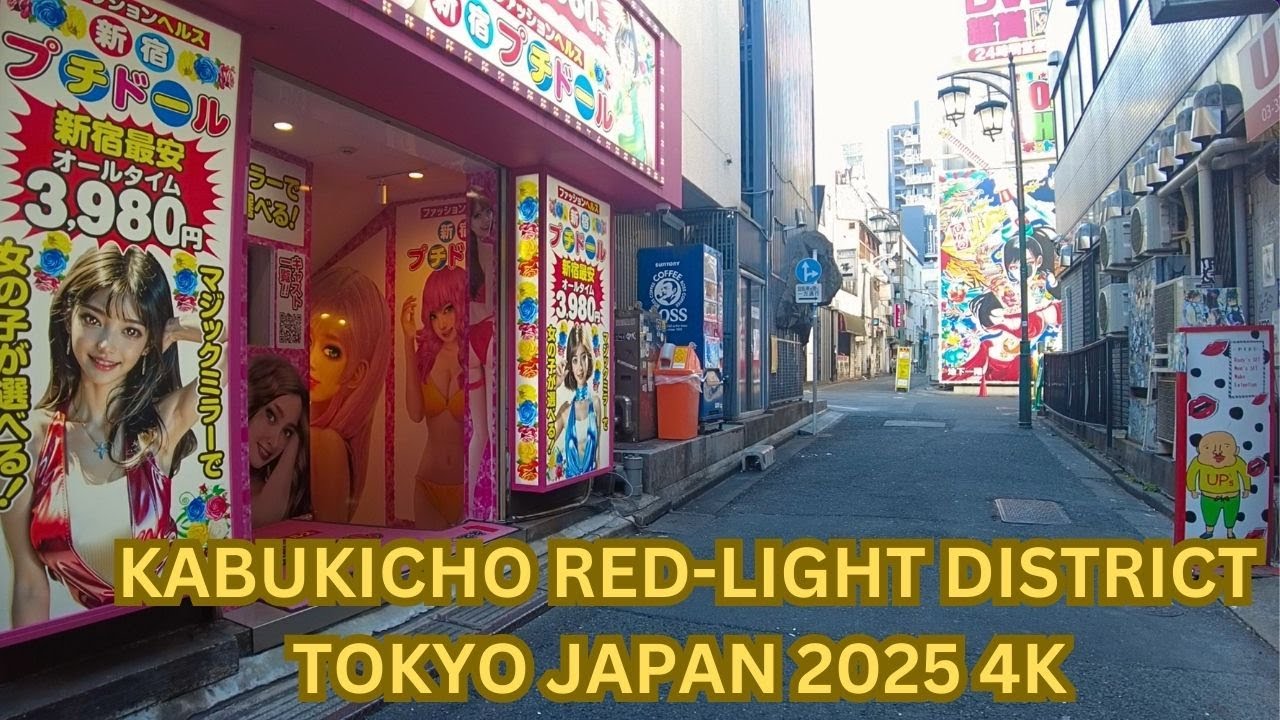 Life in Kabukicho Red Light District. Tokyo Japan March 2025 Walking Tour 4K