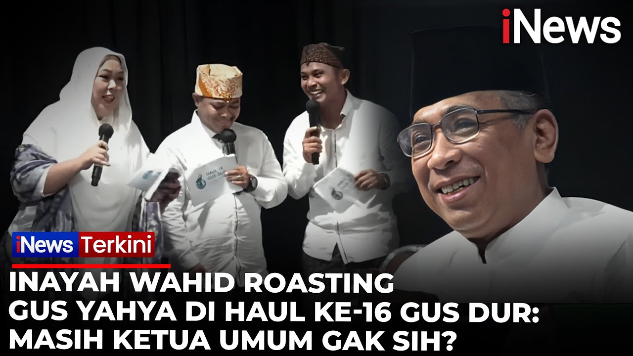 Kocak! Inayah Wahid Roasting Gus Yahya di Haul ke-16 Gus Dur: Masih Ketua Umum Gak Sih?
