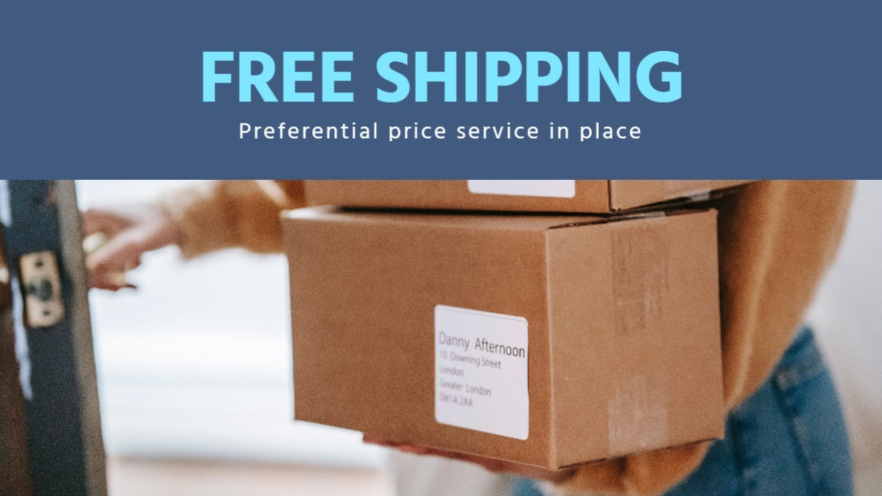 Free Free Shipping Day Video Template (Customizable) - FlexClip