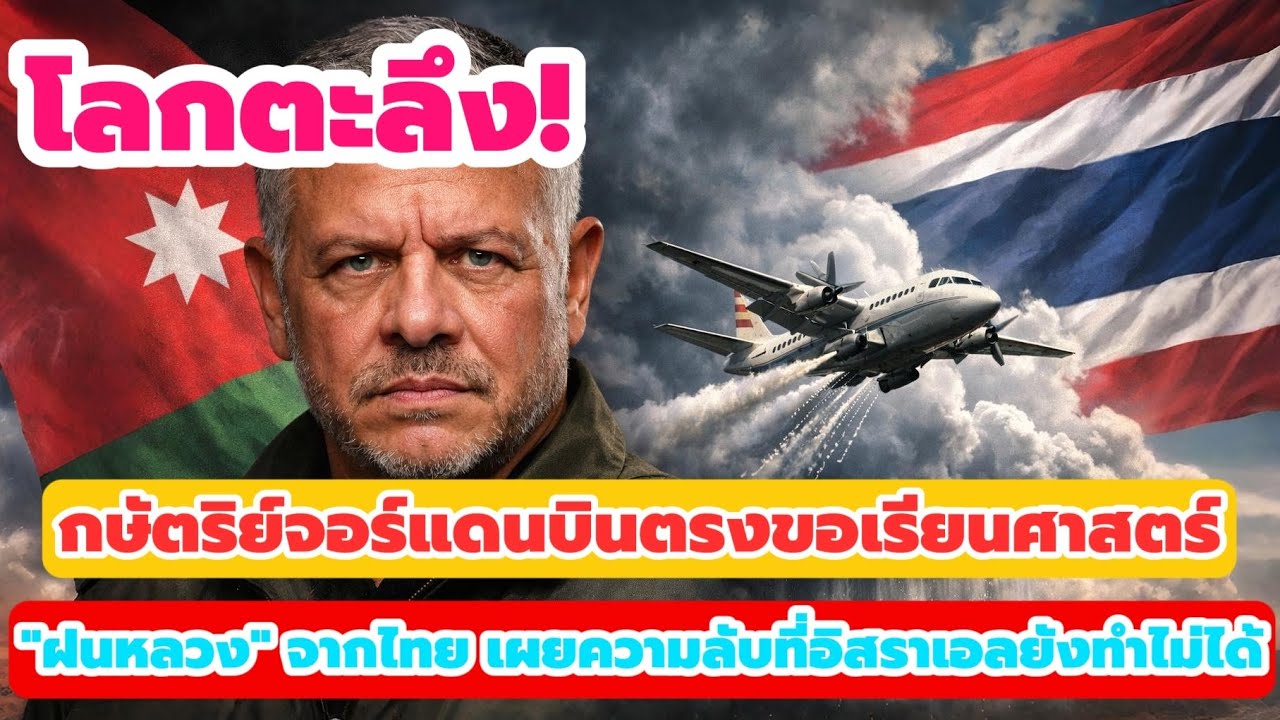 โลกตะลึง! กษัตริย์จอร์แดนบินตรงขอเรียนศาสตร์ 