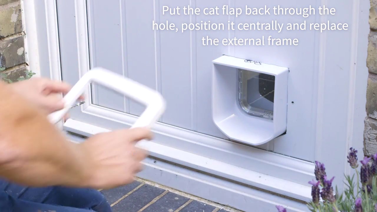 Microchip Cat Flap, Dualscan Microchip Cat Flap and Microchip Cat Flap Connect  - Door Installation