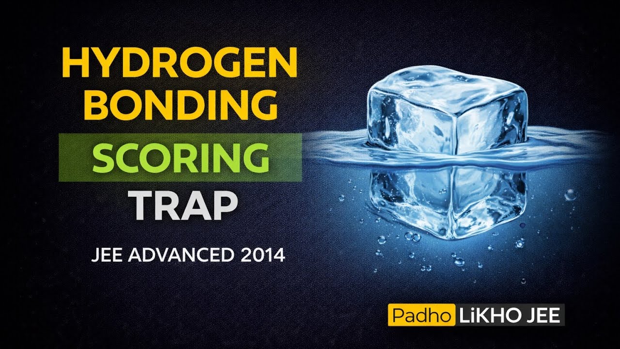 Hydrogen Bonding Concept Trap 🔥 JEE Advanced 2014 PYQ | Ice Floats & Acid Dimer Explained