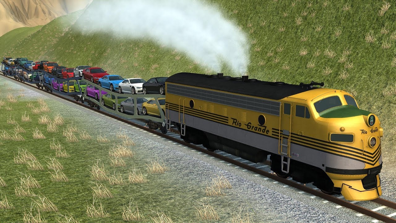 Stressed Out #10 With Trains - BeamNG Drive Crashes