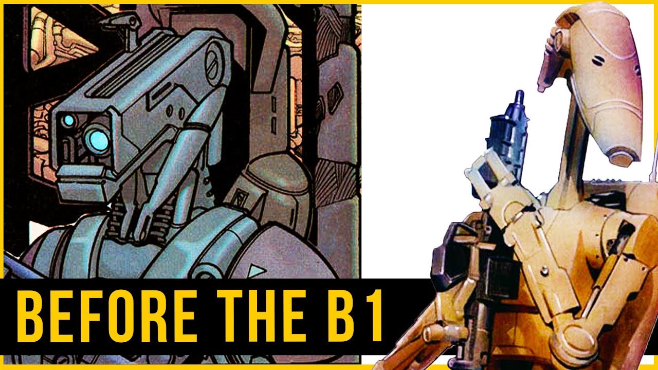 Before the B1 - Trade Federation’s HK-B3 Hunter-Killer Droid | Star Wars Droids