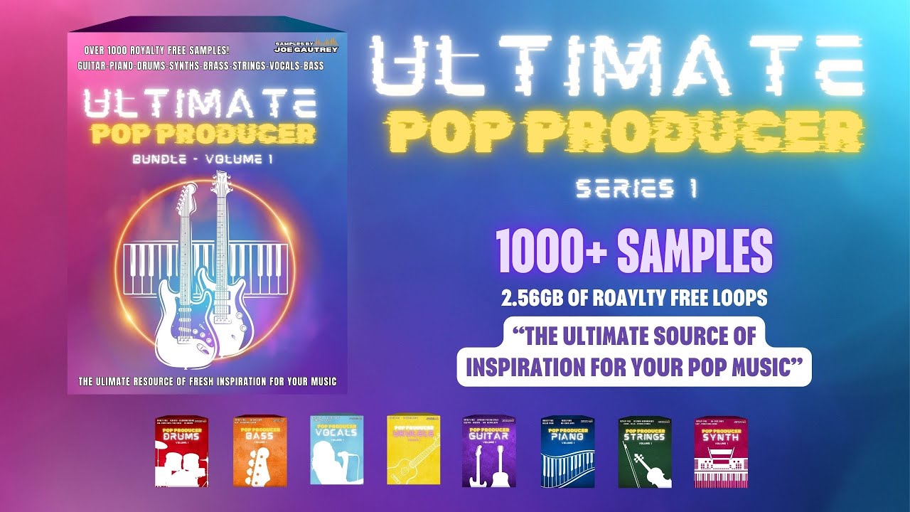 Ultimate Pop Producer Sample Pack Bundle | 1000+ Royalty Free Samples!