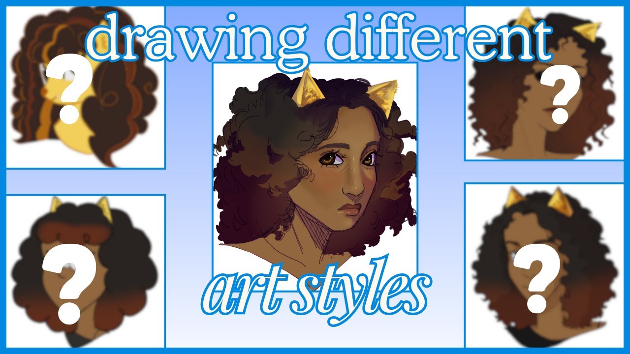 Story time of my first allergic reaction + Trying different art styles challenge 