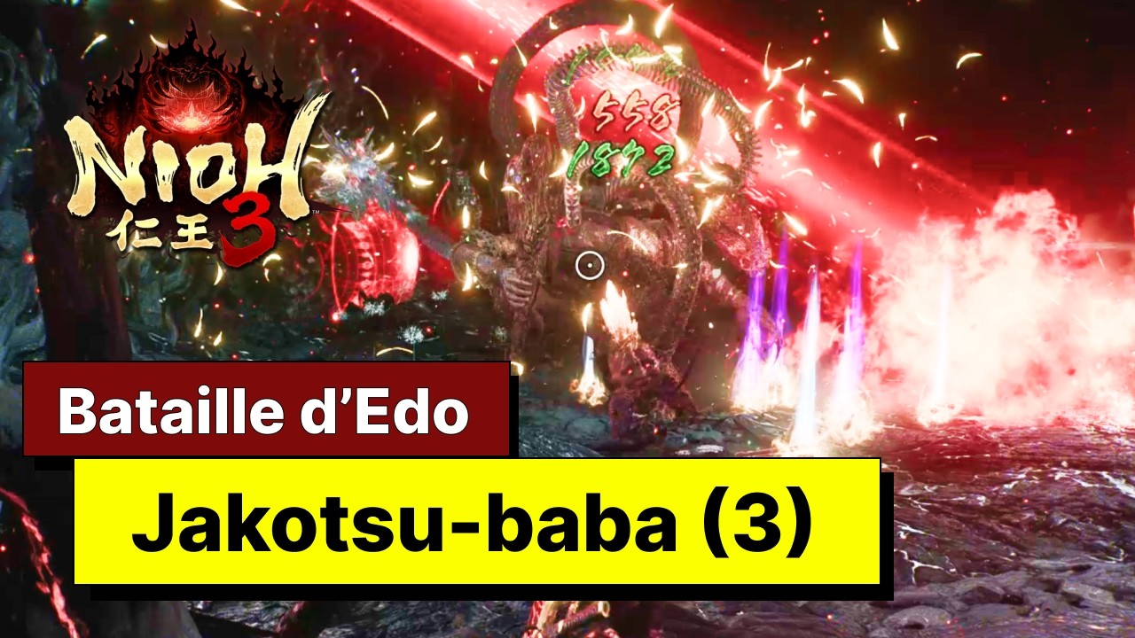 NIOH 3 - Vaincre JAKOTSU-BABA (3ème combat) - 1v1 - BOSS à la Bataille de l'ère Edo