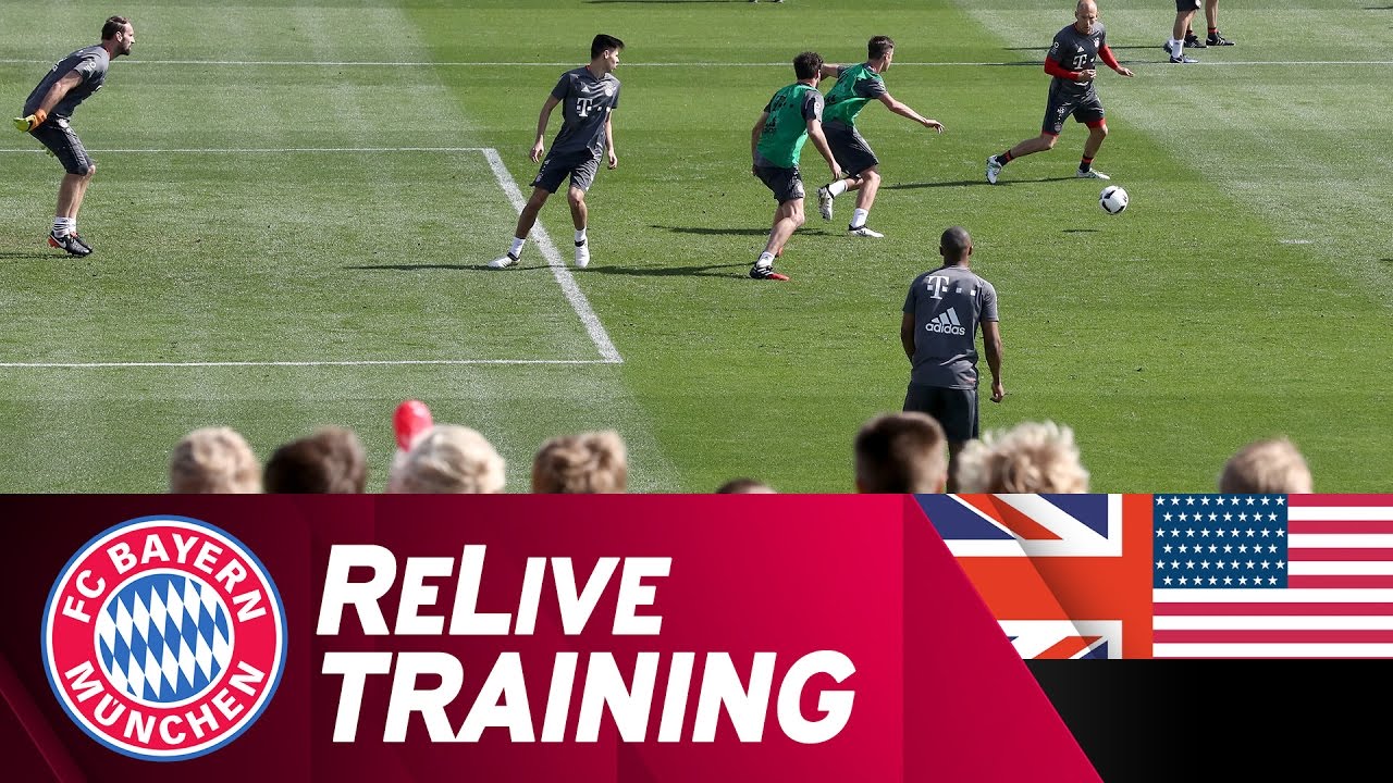 FC Bayern Training from Doha | ReLive