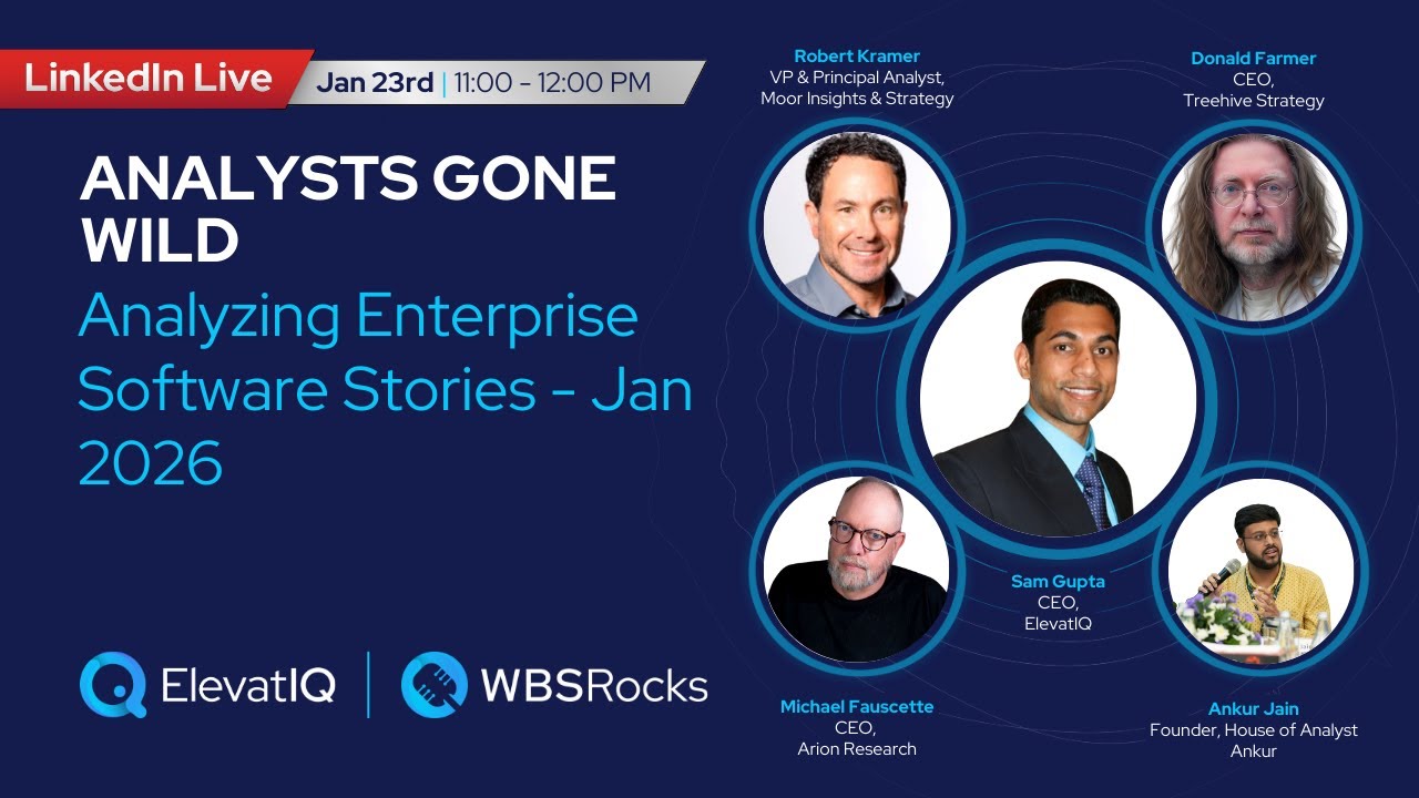 Analysts Gone Wild | Analyzing Enterprise Software Stories | Episode 44
