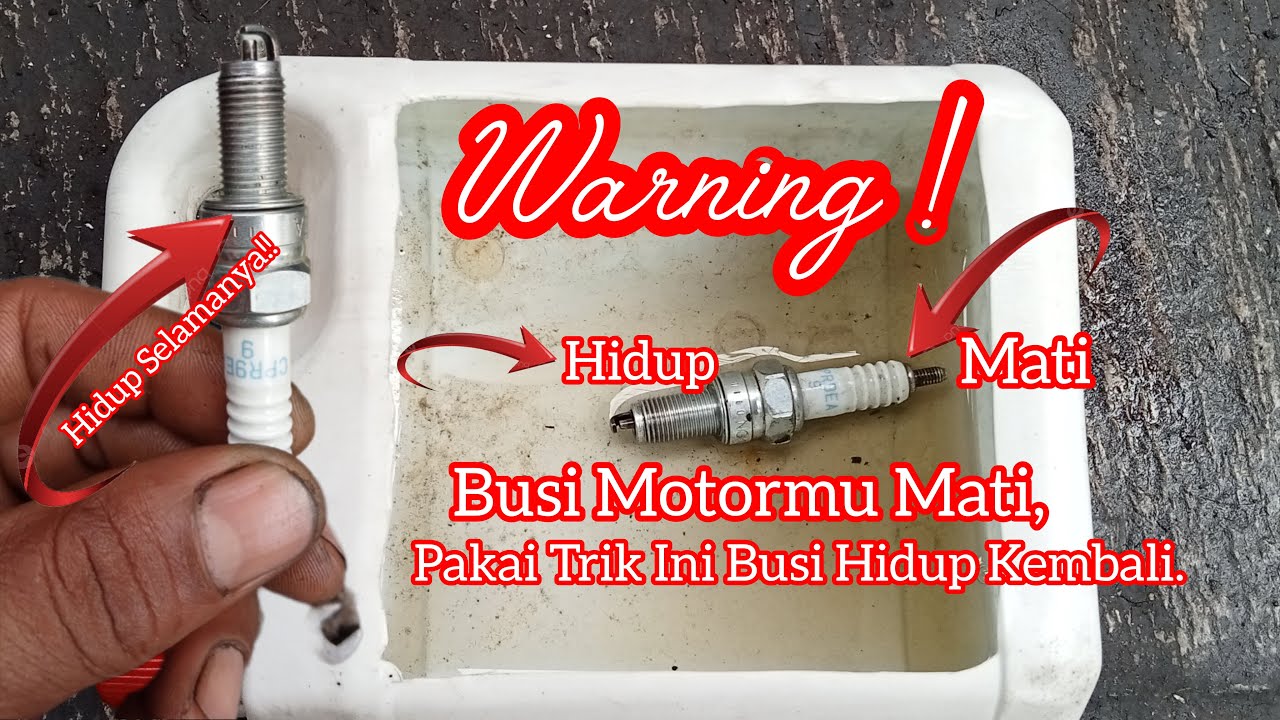 Wow !! Jika Semua Orang Tau Busi Motor Mati Bisa Hidup Lagi? Pabrikan Bisa Bangkrud 🤭 #busimotor