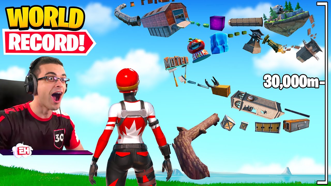 Fortnite Only Up WORLD RECORD! (Speedrun)