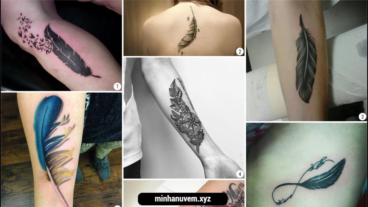 Tatuagem de Pena - 9997 Ideias Para Tatuar - Parte 2