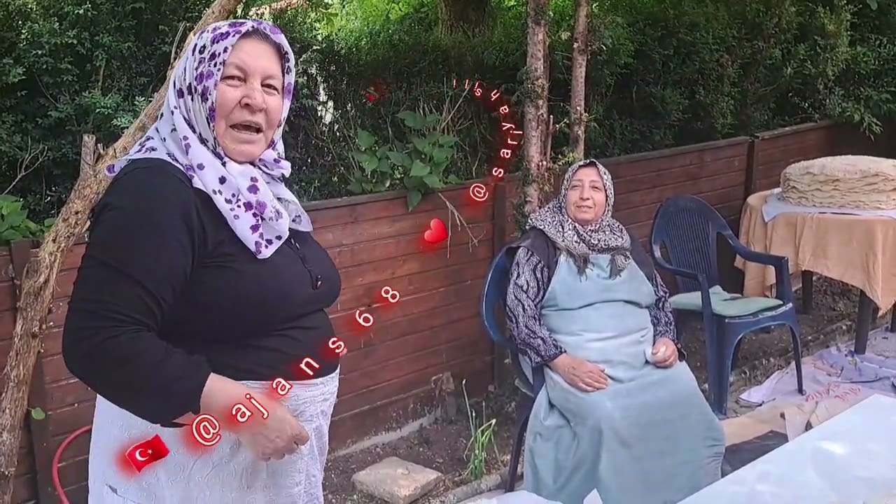 Almanya Geislingen Şehrinde yaşayan Sarıyahşili kadınlarımız, Sarıyahşi'de gibi yaşamakta.. Ne güzel
