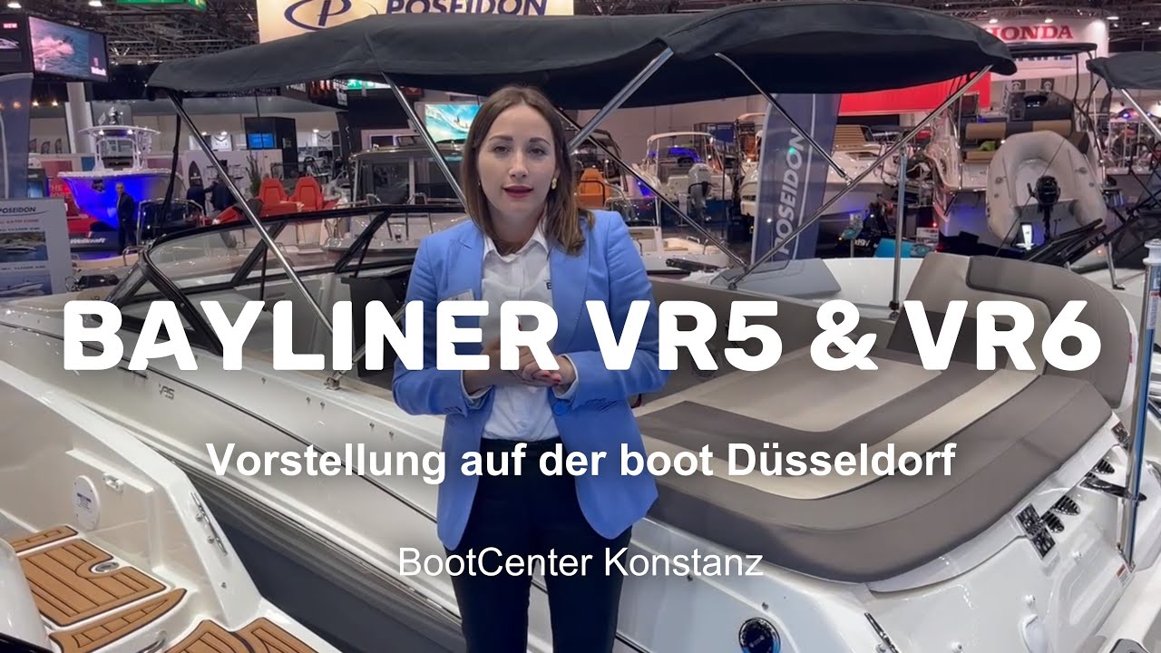Bayliner VR5 und VR6 Bowrider Vorstellung auf der boot Düsseldorf 2023