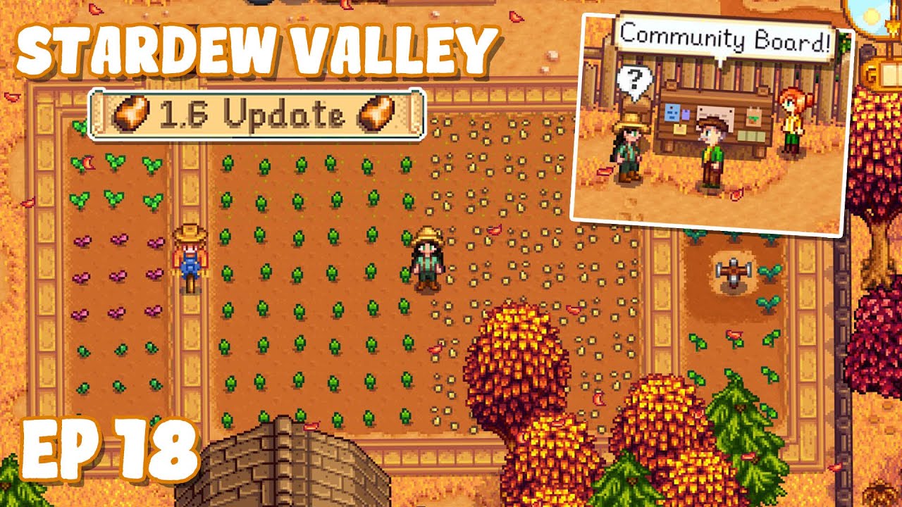 A GREAT START TO FALL! (Stardew Valley 1.6 Let's Play) -  Ep 18