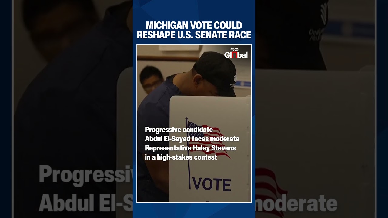 Michigan Senate Primary Begins | Israel Debate Takes Centre Stage In High-Stakes Democratic Contest