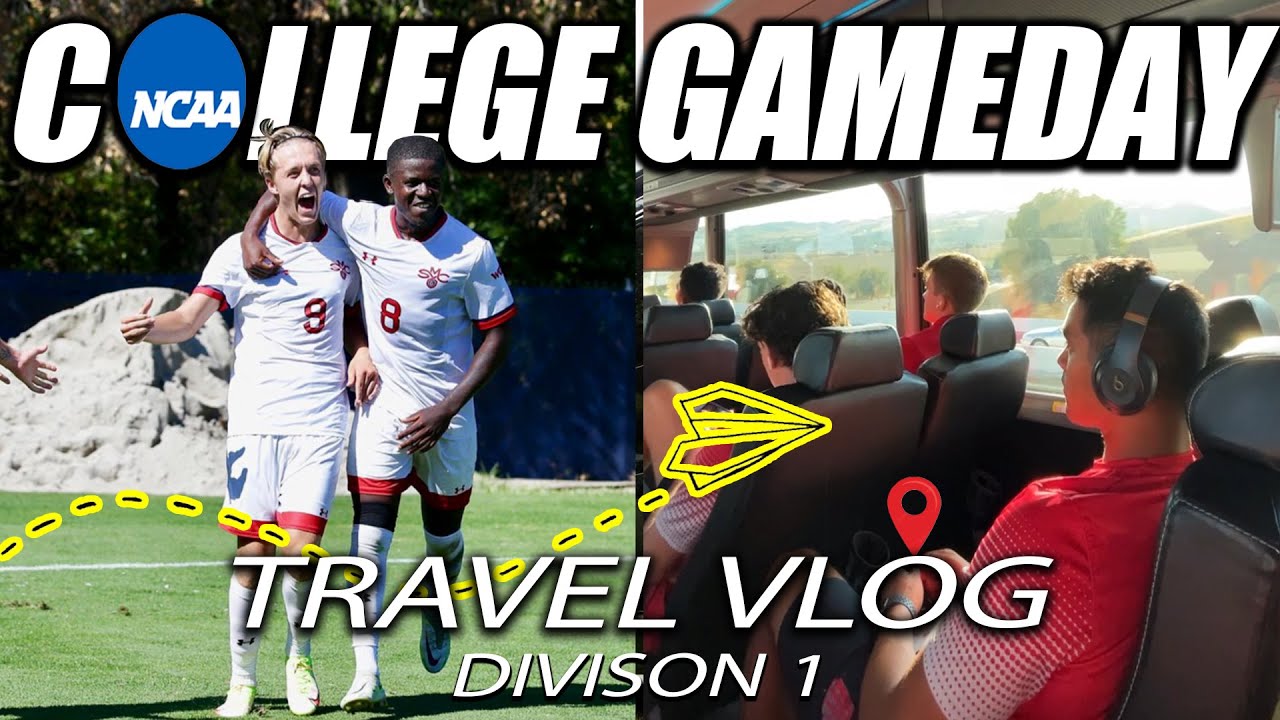 D1 SOCCER TRAVEL GAME-DAY VLOG/TRIP- (day in the life D1 soccer)