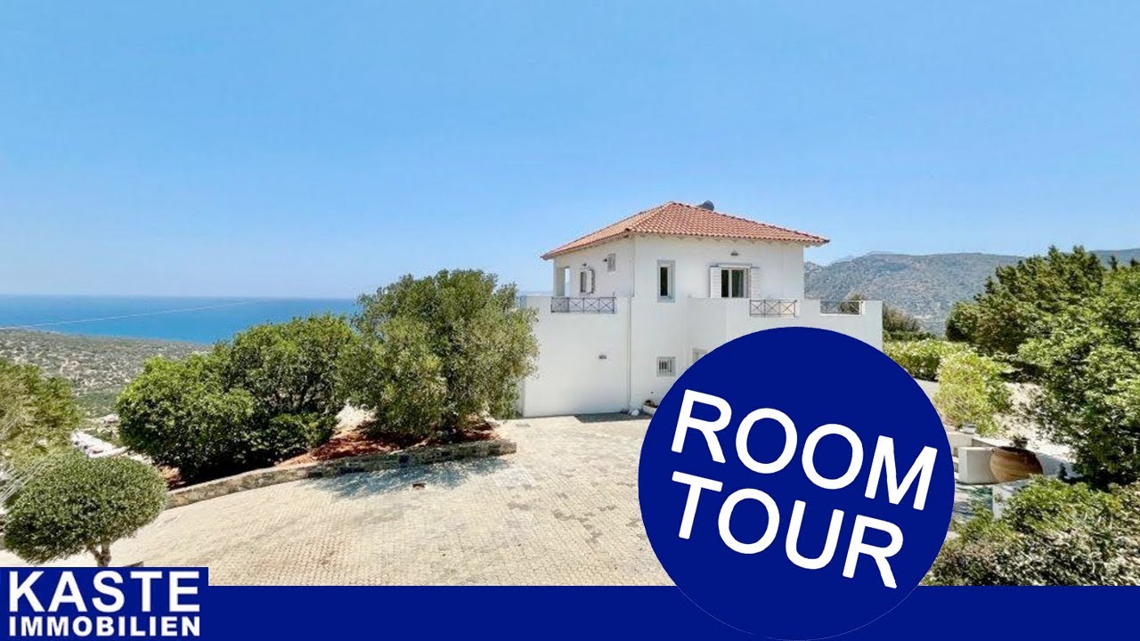 Kreta-Villa mit Wow-Faktor: Meerblick, Pool & mediterraner Lifestyle | Agios Nikolaos Roomtour