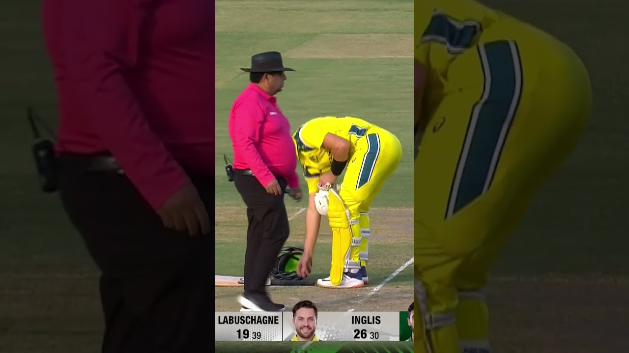 Big mix up, Arafat's Direct Hit Sends Marnus Labuschagne Back #PAKvAUS #BackTheBoysInGreen M9J1H