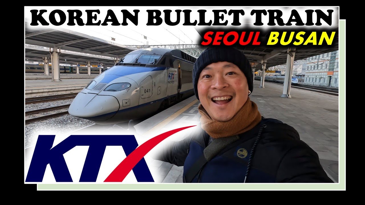 🇰🇷 Корейский сверхскоростной поезд | KTX Первый класс, Сеул — Пусан