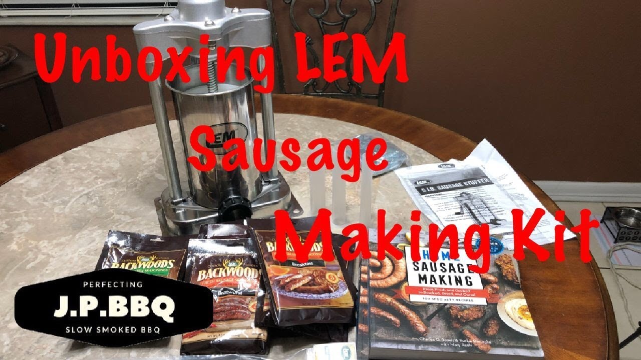 Unboxing LEM Sausage Making Kit