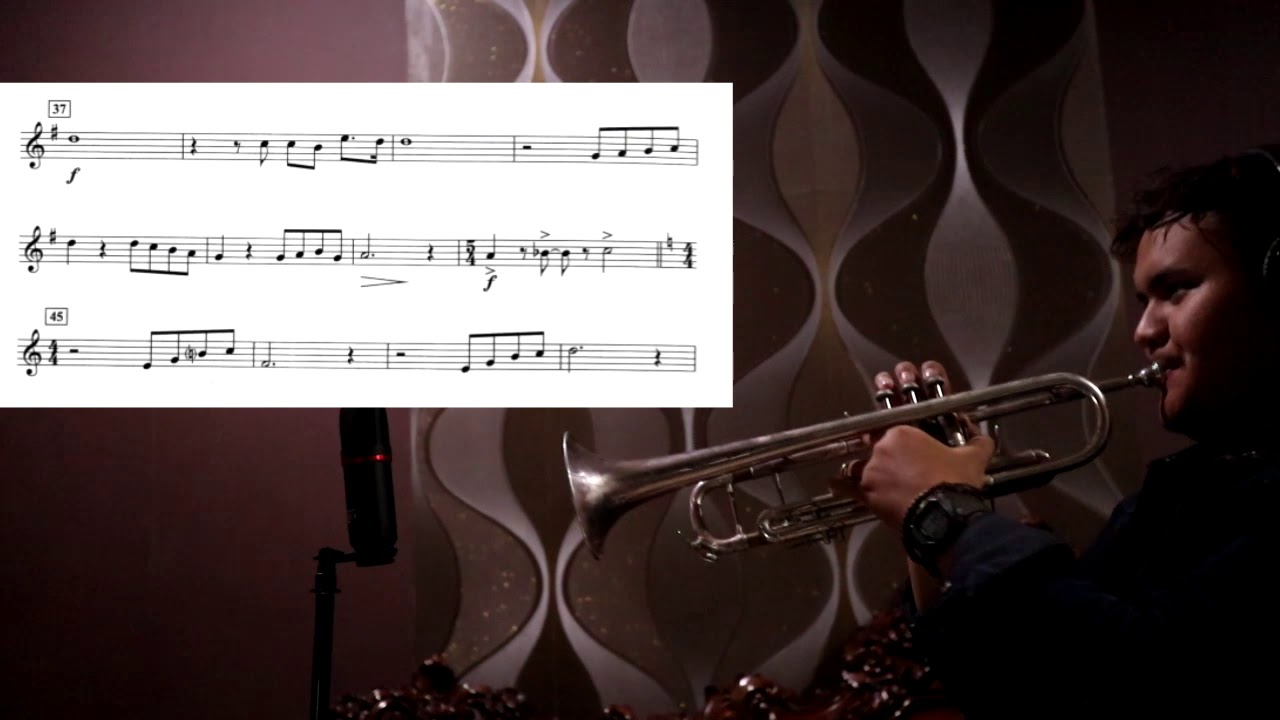 Beauty And The Beast - Wisnu Mawl (Trumpet Cover) With Sheet Music