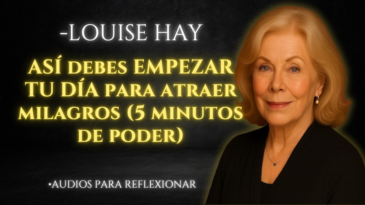 AS&Iacute; debes EMPEZAR TU D&Iacute;A para atraer milagros (5 minutos de poder) | Louise Hay