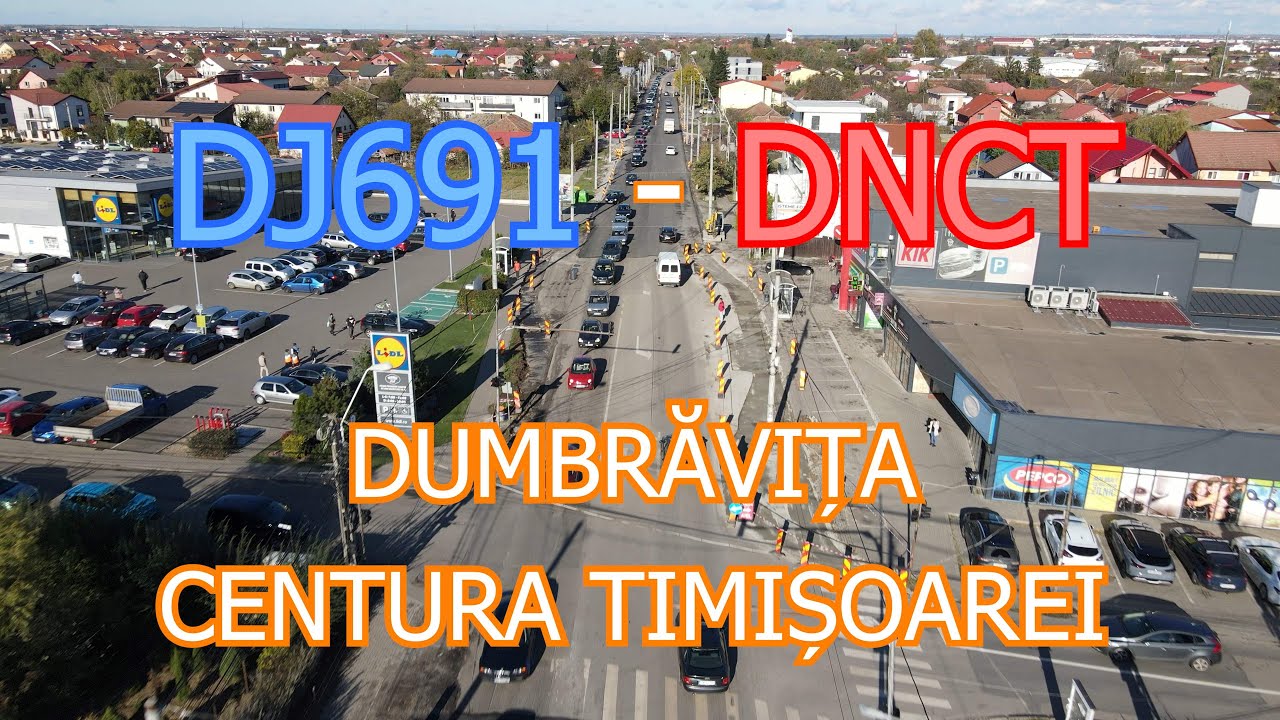 DJ691 - DNCT | Dumbrăvița - Centura Timișoarei | Stadiu lucrări 12.11.2023 #strabag