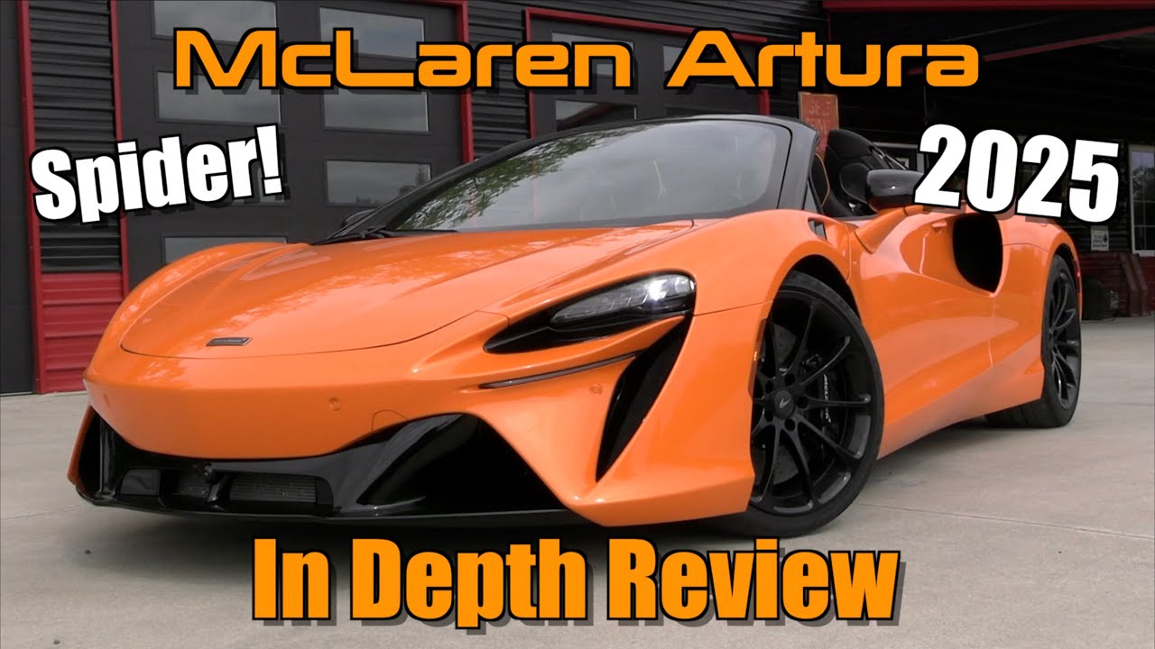 2025 McLaren Artura Spider: Start Up, Test Drive & In Depth Review