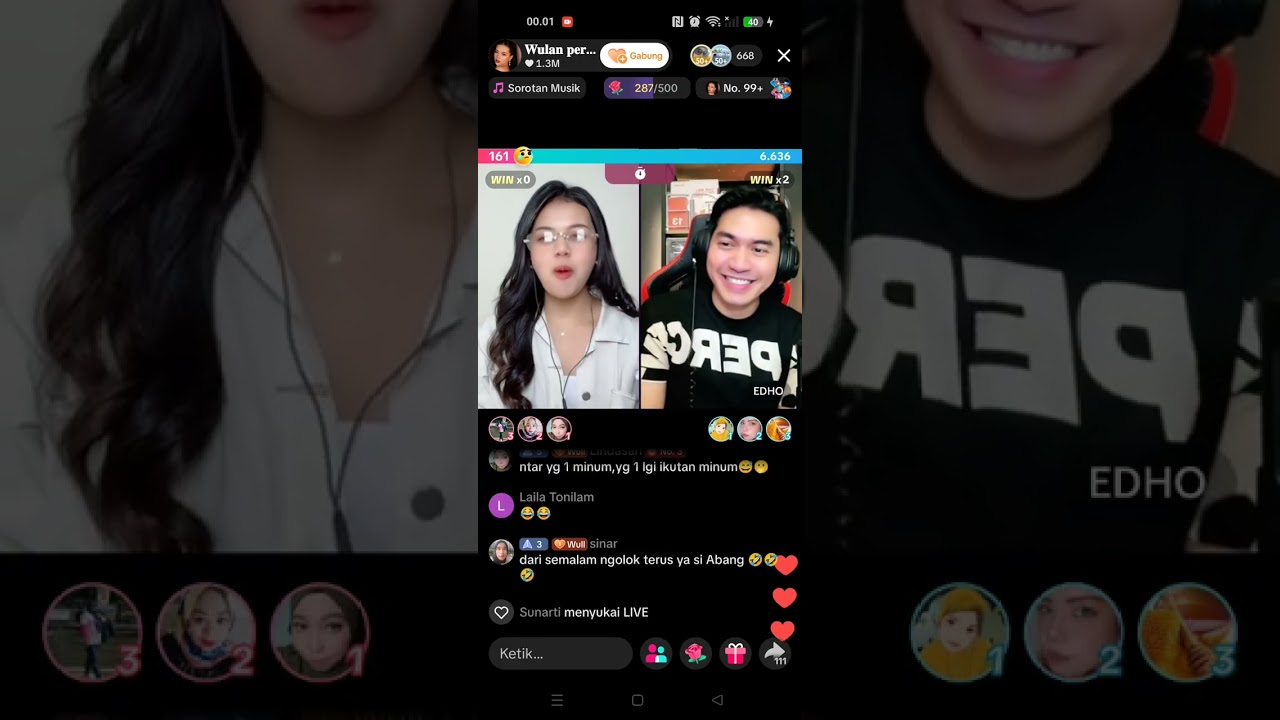 Live Wulan Edho 😂 kocak 