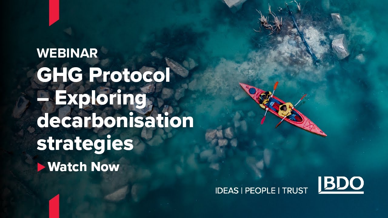 Webinar | GHG Protocol – Exploring decarbonisation strategies
