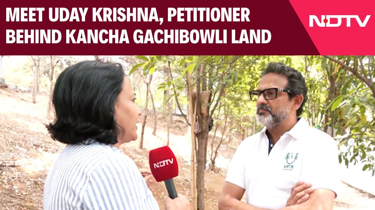 Hyderabad Forest News | Meet Uday Krishna, The Petitioner Behind Saving Kancha Gachibowli Land