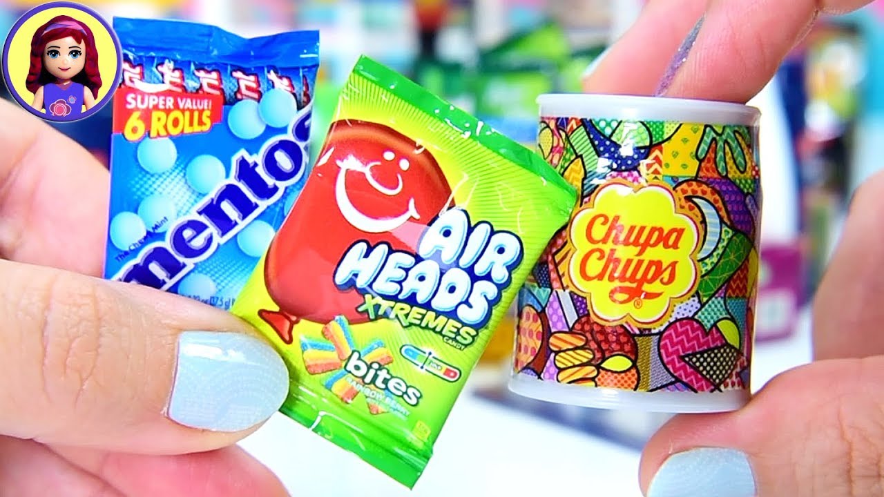 Tiny Groceries! Five Surprise Mini Brands Shopping for Dinner
