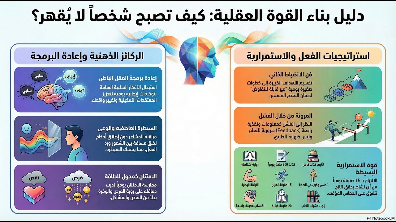 كيف تكون شخصًا لا يُقهر؟ 🧠