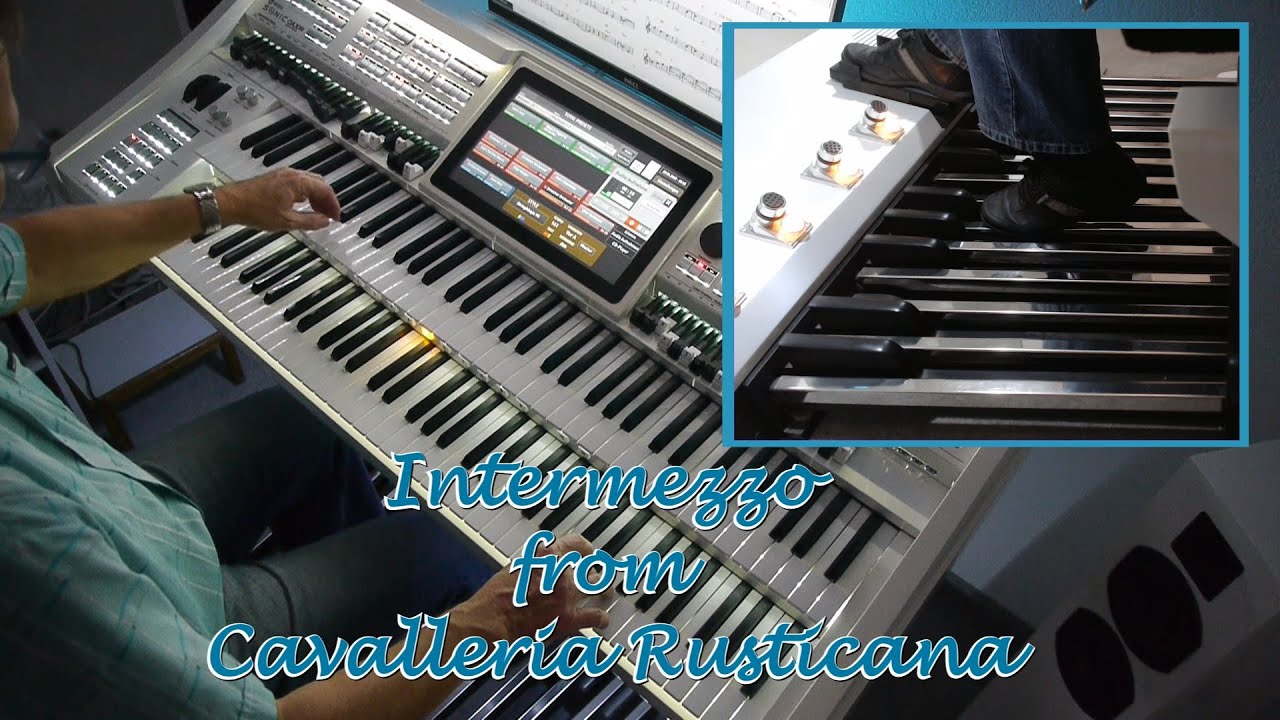 Rusticana Cavalleria - Intermezzo im Stil von Pietro Mascagini auf der Wersi Sonic OAX 800