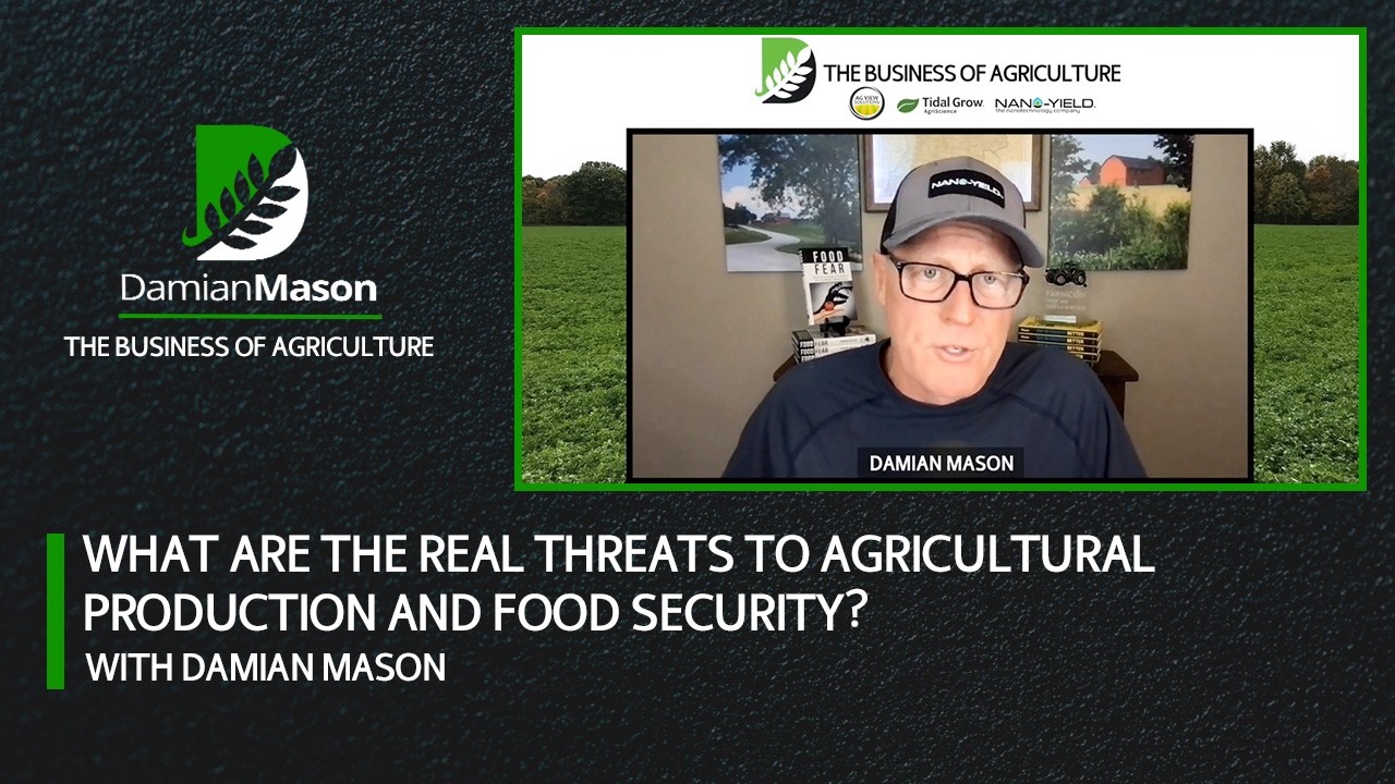 What Are The Real Threats to Agricultural Production and Food Security? | Damian Mason Podcast