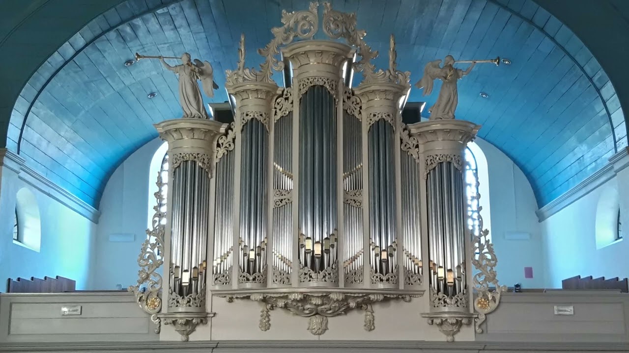 Trio in F. Johann Ludwig Krebs (1713-1780). Jan Dekker Naber orgel Grote Kerk Sliedrecht.