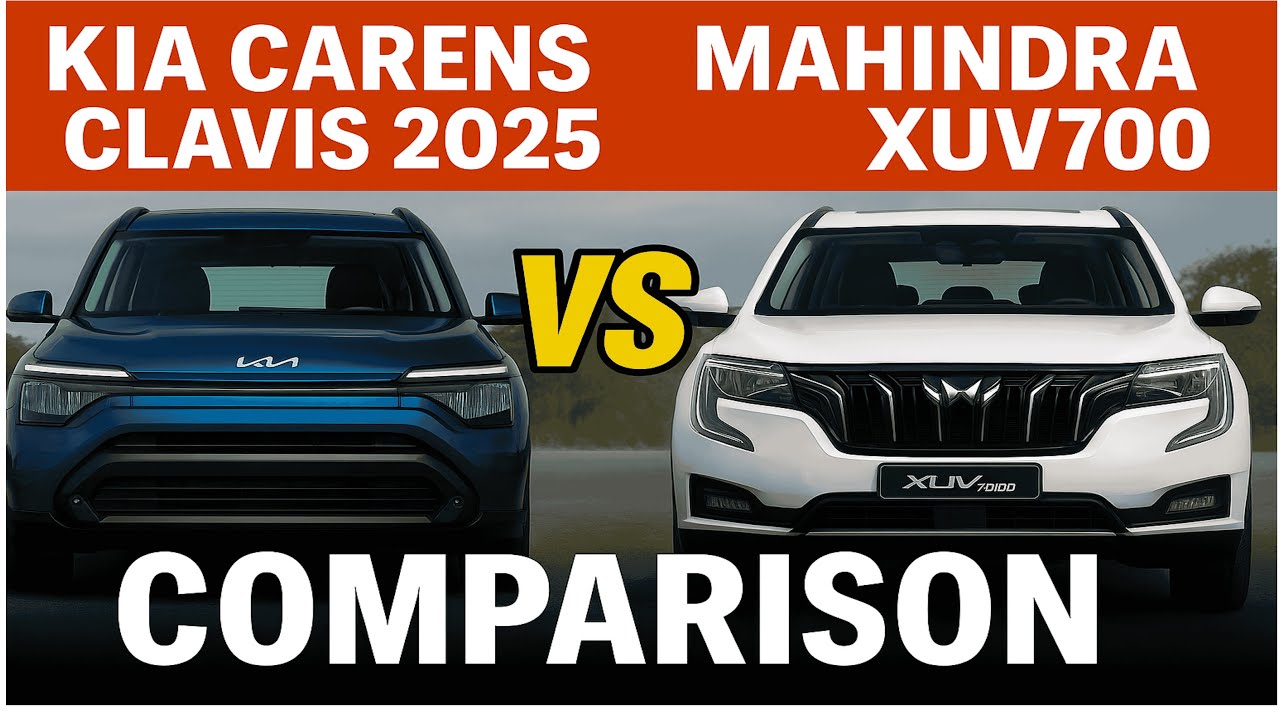 Kia Carens Clavis 2025 vs Mahindra XUV700 | Full Comparison & Features | Car Compression
