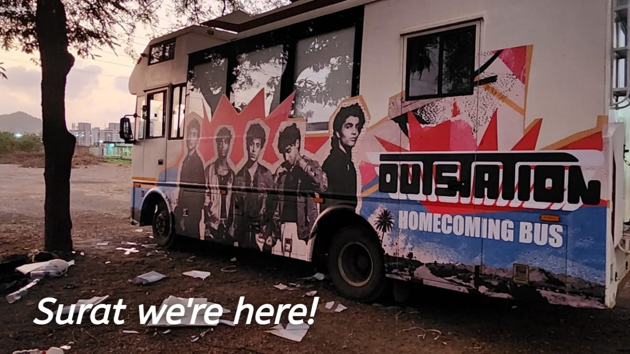 Homecoming Bus in Surat!!!!