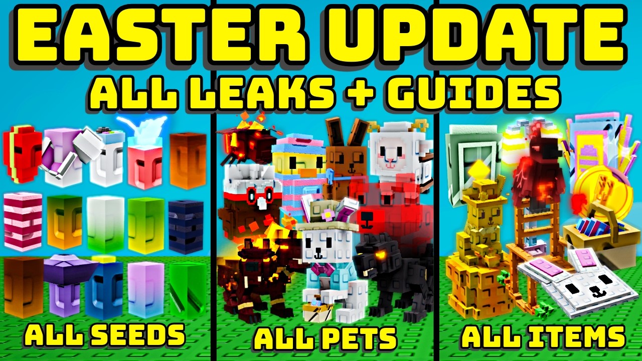 😱 GLIDED PETS, CARROT CHAIR, AND MORE - ALL LEAKS THIS EASTER UPDATE IN GROW A GARDEN
