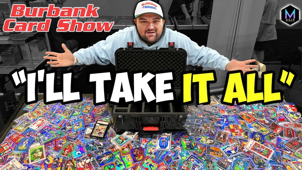 I Bought EVERY CARD He OWNED At Burbank Card Show 😳