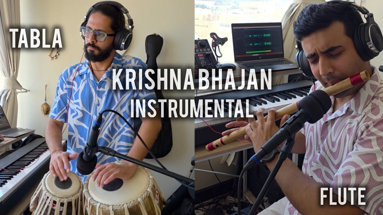 Soothing Instrumental | Achyutam Keshavam × Shree Krishna Govind | Ft. Aditya Kapoor on Flute