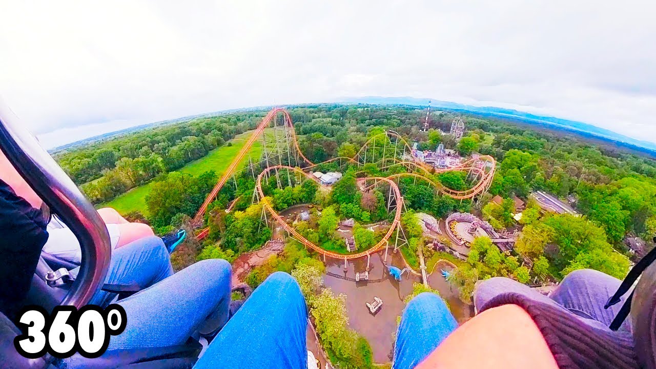 Free Fall Tower (Holiday Park) - VR ONRIDE - 360&deg; free fall tower POV