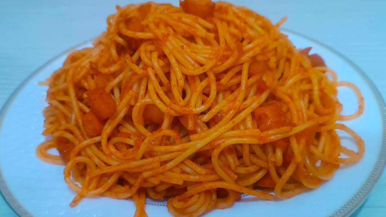 САМЫЕ вкусные спагетти в томатном в соусе 