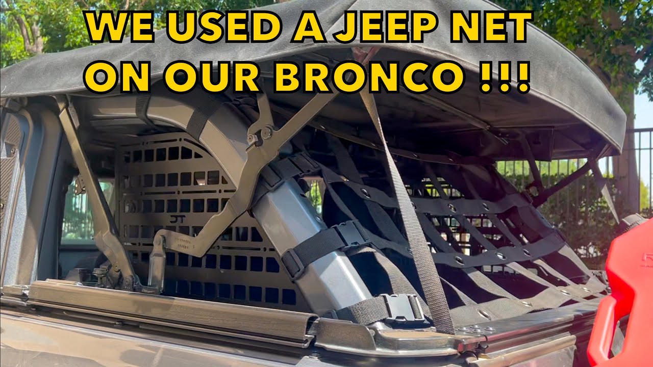INSTALLING MOLLE SYSTEM AND BRONCO SIGN TO OUR FORD BRONCO | The Bronco Adventures