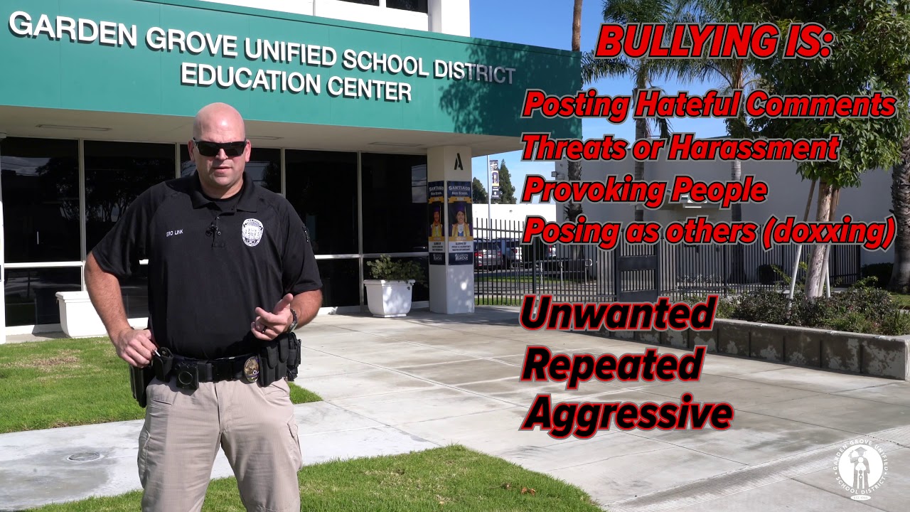 GGUSD x GGPD - Online Bullying PSA