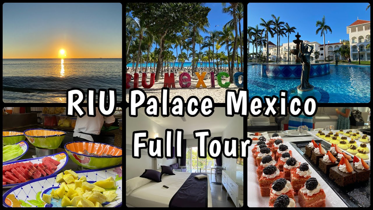 RIU Palace Mexico Full Tour: Room, Food, Beach, Pools, Shops and More  Отель Рью Паласе Мехико