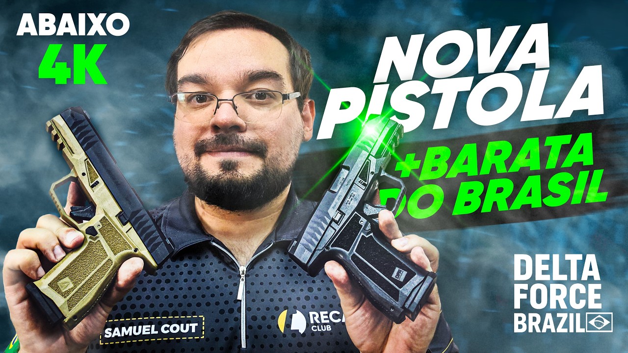 Nova pistola mais barata do Brasil para defesa Programa Delta Force Brazil