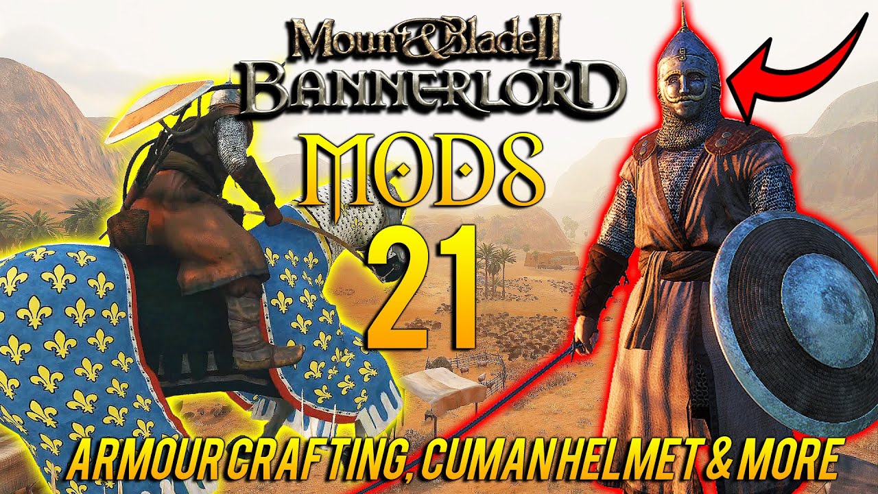 Mount & Blade 2 Bannerlord Mods #21: Horse Caparisons, Cuman Helmets, Armour Crafting & MORE!